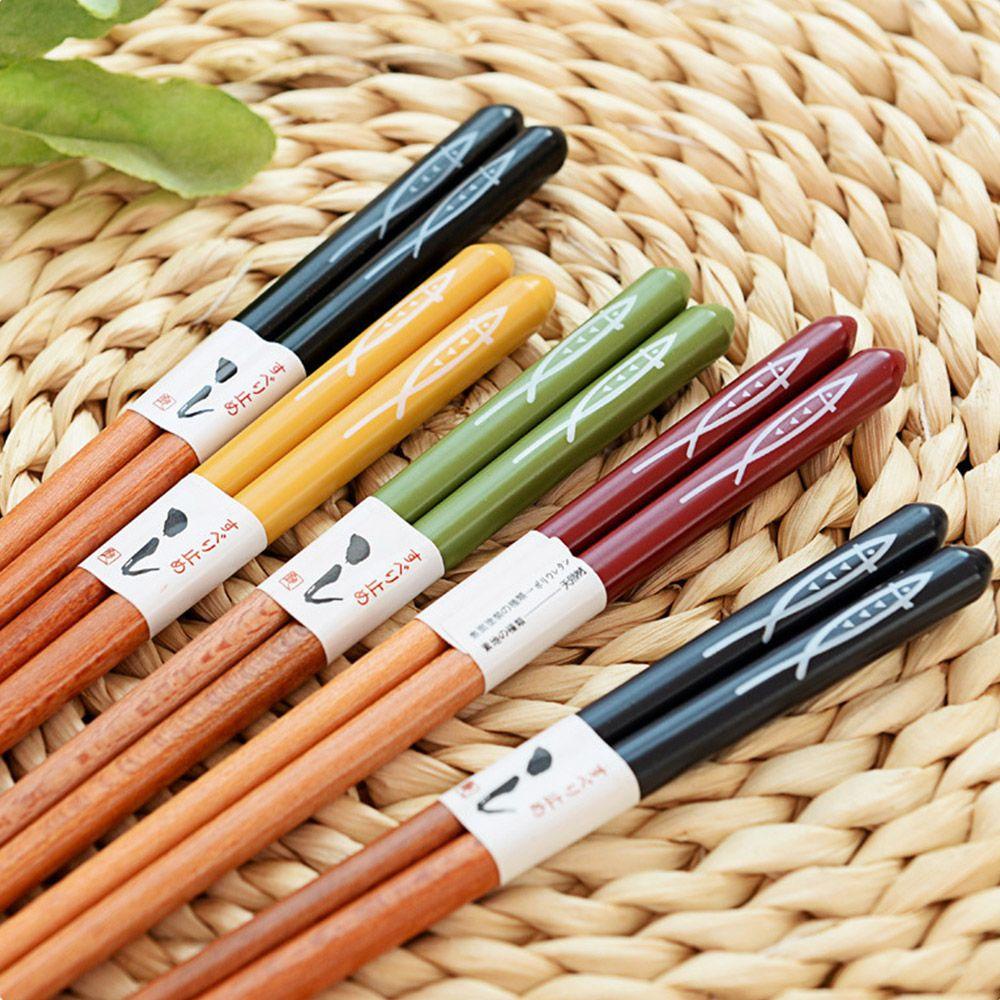 1 Đôi Đũa Tre Chống Trượt Mũi Nhọn Cá Tính Cho Gia Đình