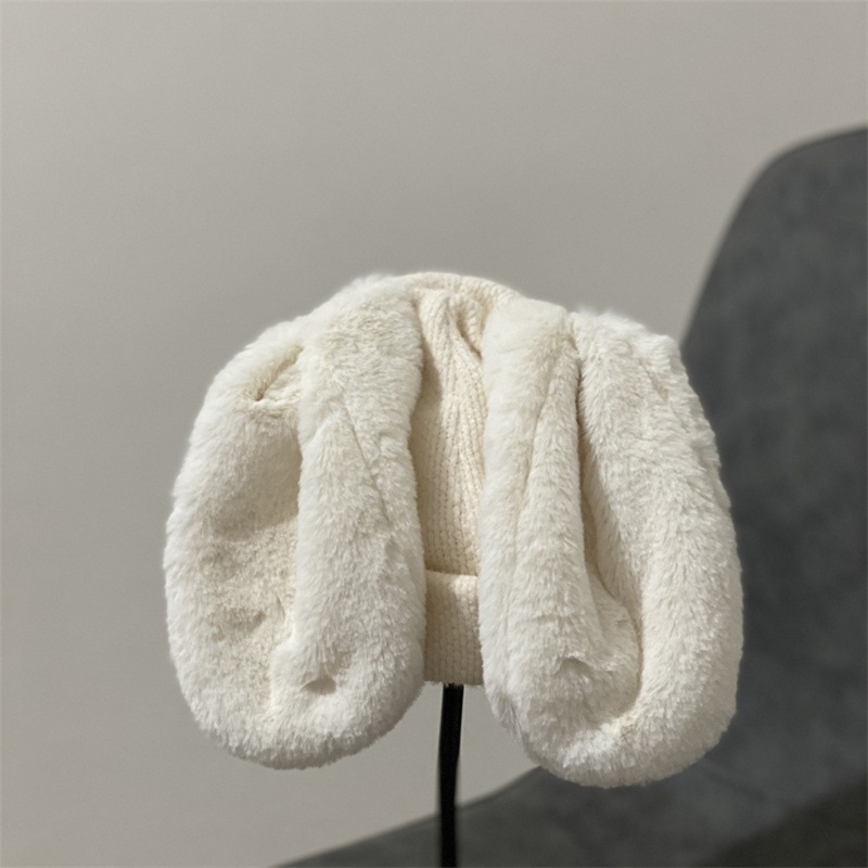 Mũ Tai Thỏ Chất Liệu Cotton Dày Dặn Thời Trang Xinh Xắn Cho Cún Cưng