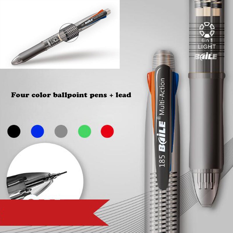 Set 1 Bút Bi 0.7mm + 1 Bút Chì 0.5mm