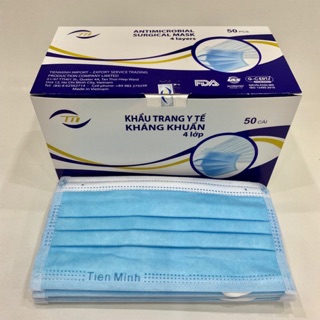 Khau trang y te kháng khuẩn 4 lớp Tiến Minh