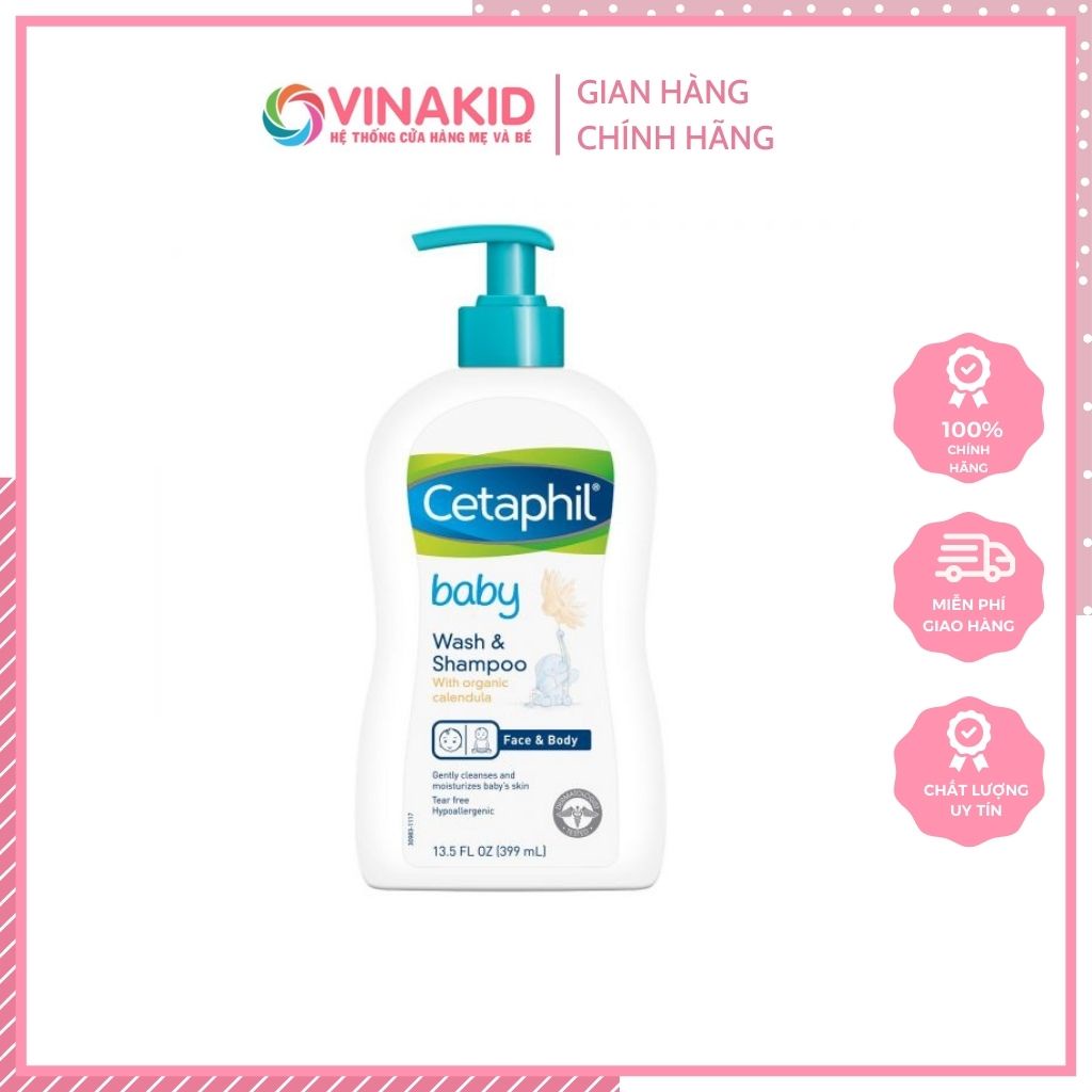 [VINAKID.VN] Sữa tắm Cetaphil - Úc - 400ml