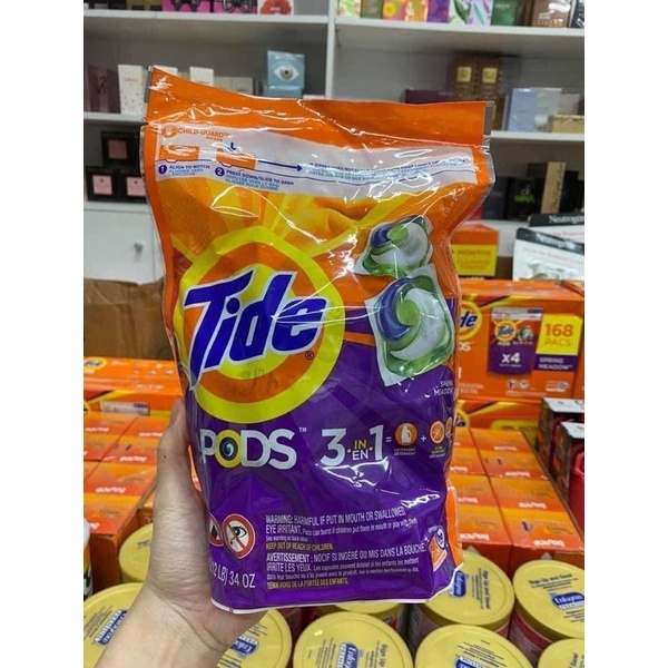 Viên giặt Tide Pods 3in 1- bịch  42viên