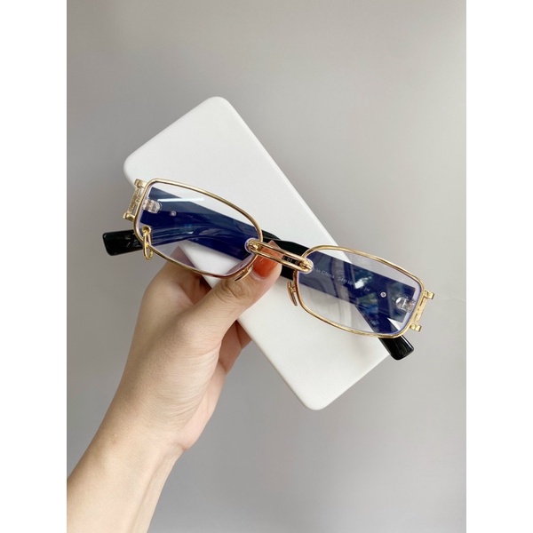 Kính mát thời trang nam nữ hot trend Bear Eyewear gọng nhựa xỏ khuyên độc đáo | BigBuy360 - bigbuy360.vn