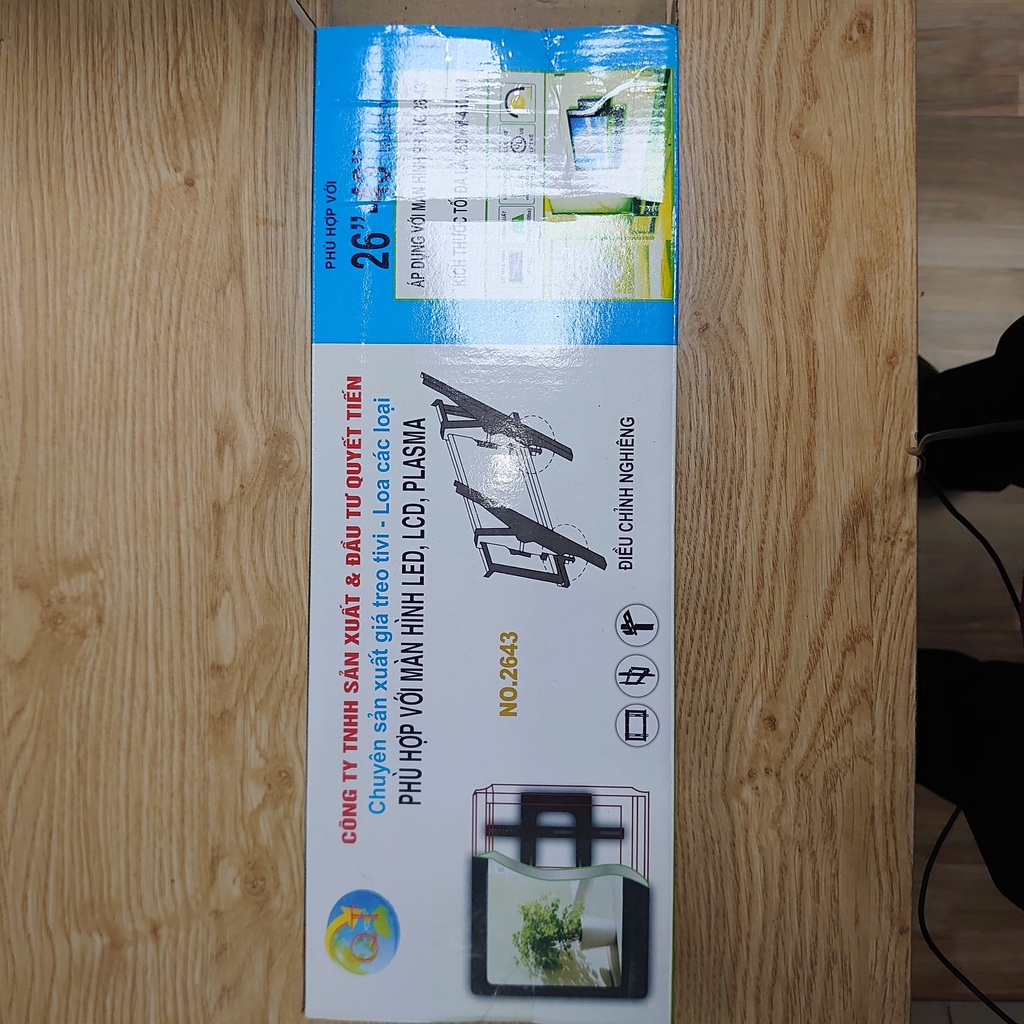 GIá treo tivi nghiêng gật gù điều chỉnh góc dễ dàng từ 26-43ich