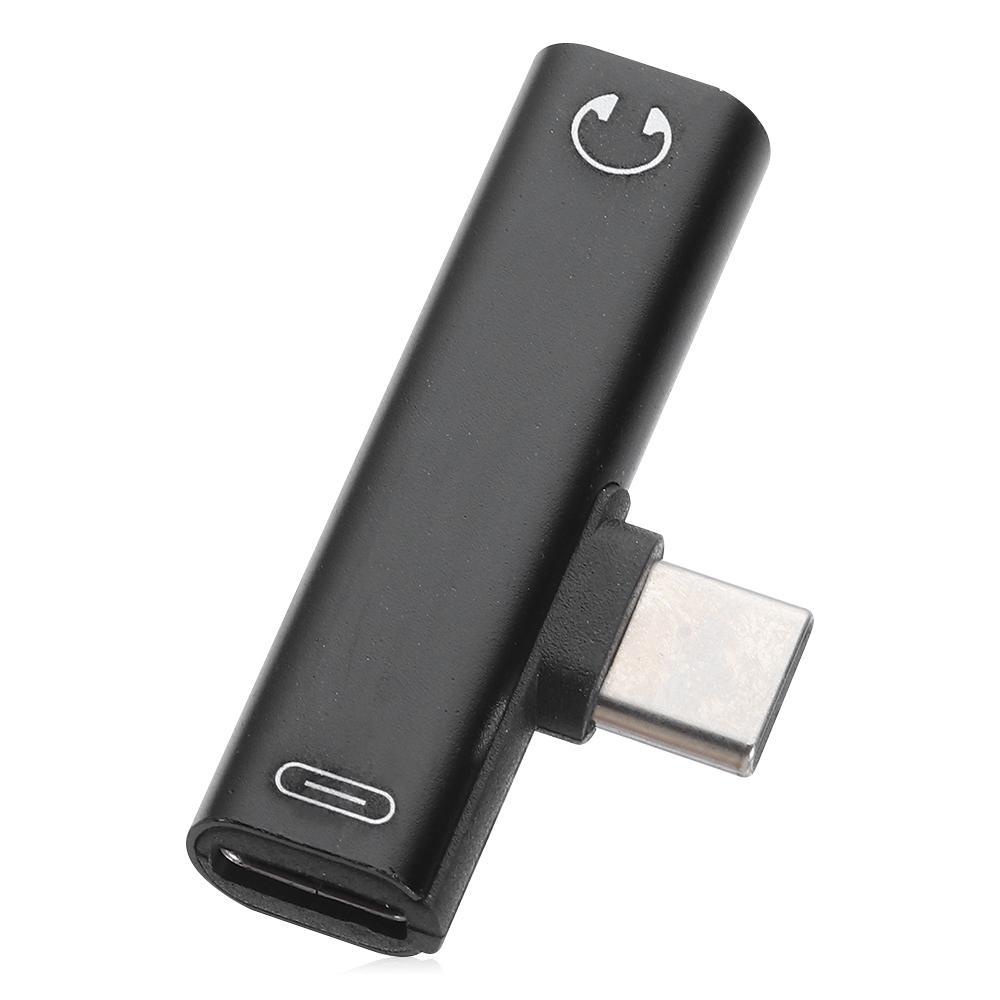 CHOOKEY Đầu Chuyển Đổi Tai Nghe Loại C 2 Trong 1 Tiện Dụng