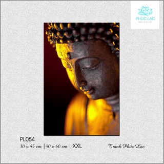 Tranh Phật Đẹp - Tranh Phật Màu Vàng Đồng