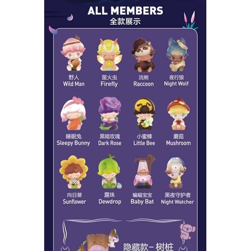 Mô Hình Nhân Vật POPMART DIMOO Trong Rừng / Sói / Hoa Hướng Dương Thiết Kế Sáng Tạo Dùng Làm Quà