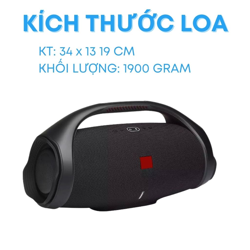 Loa bluetooth BOOMBOX công suất 30W bass căng,loa nghe nhạc bluetooth xách tay, cao cấp, chống nước - BINTECH