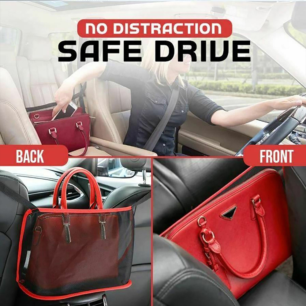 Túi lưới đựng đồ đa năng gắn sau ghế xe ô tô