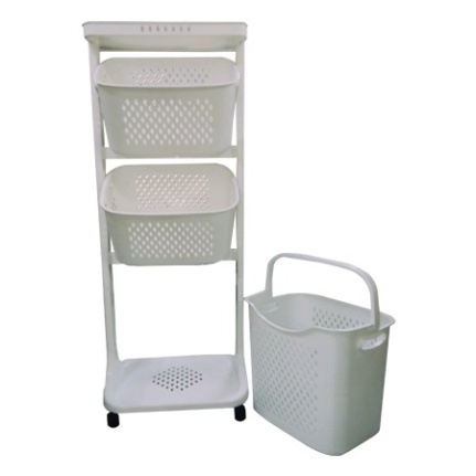 Kệ đựng đồ đa năng có bánh xe xoay 360 độ di chuyển nhựa Việt Nhật 5567