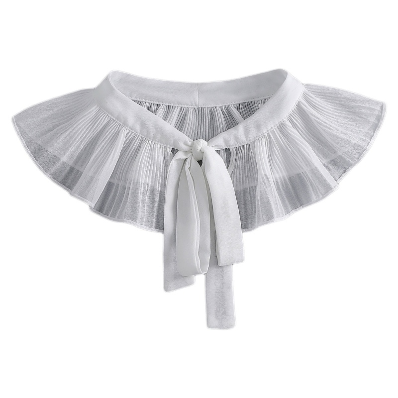 Cổ Áo Rời Phối Dây Cột Trang Trí Thời Trang