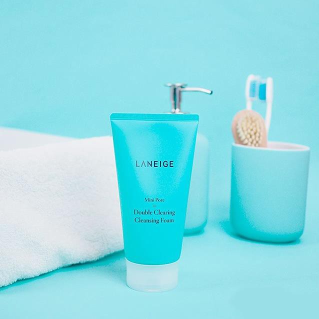 Sữa rửa mặt Laneige Mini Pore Double Clearing Cleansing Foam