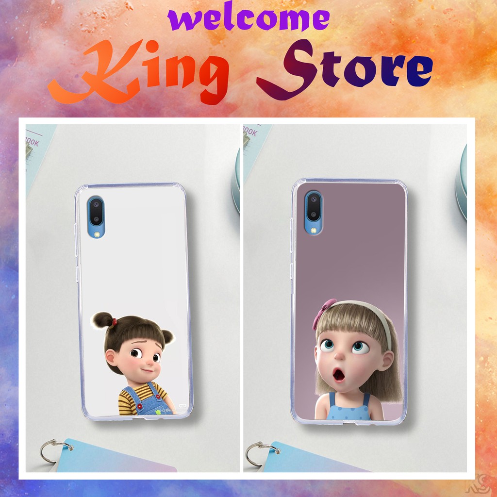 [ RẺ VÔ ĐỐI ] Ốp lưng Samsung A02 in hình cô bé ngạc nhiên và hai sừng cute,dễ thương ,đáng yêu,ngộ nghĩnh