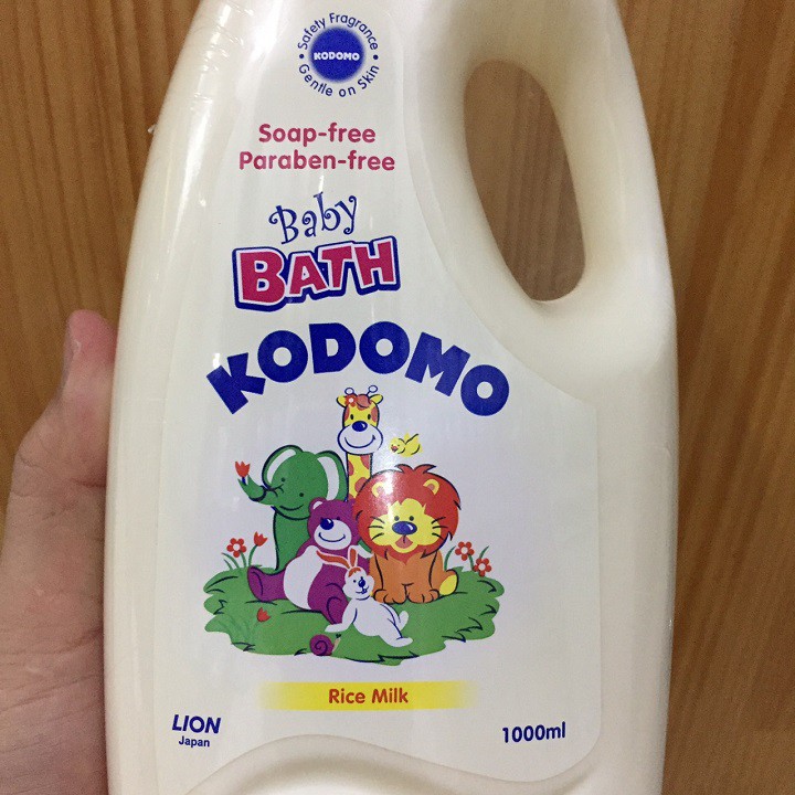 Sữa tắm sữa gạo Kodomo 1000ml Thái Lan (date 2025)