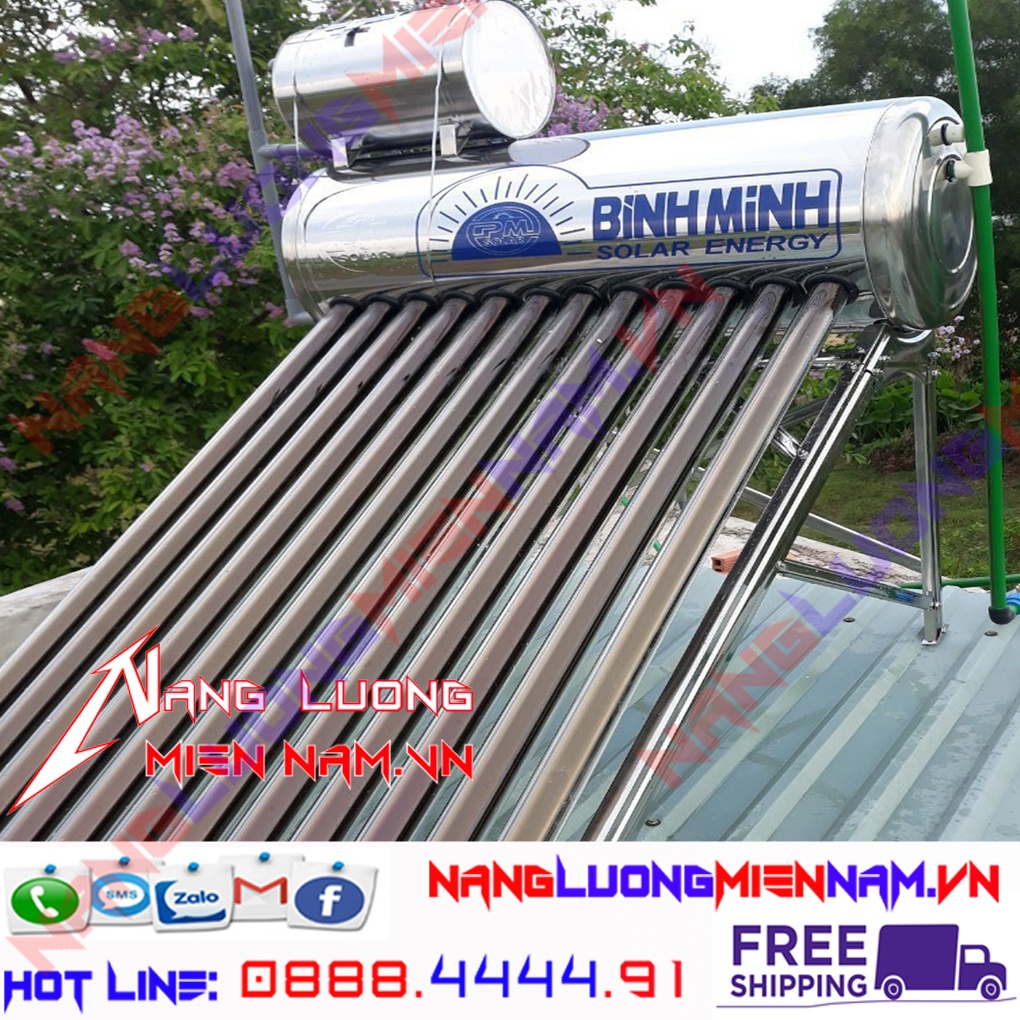 Máy Nước Nóng Năng Lượng Mặt Trời Bình Minh 120L