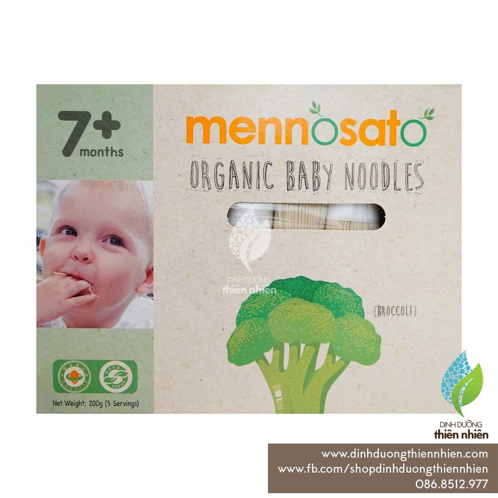 Mì Hữu Cơ Cho Bé MenNoSato Organic Baby Noodles