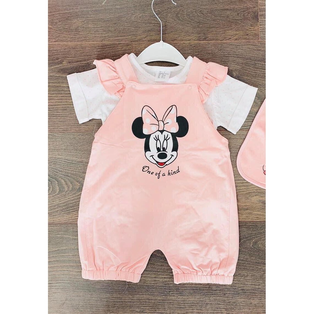 Set yếm Minnie kèm áo  - RABBITSHOP