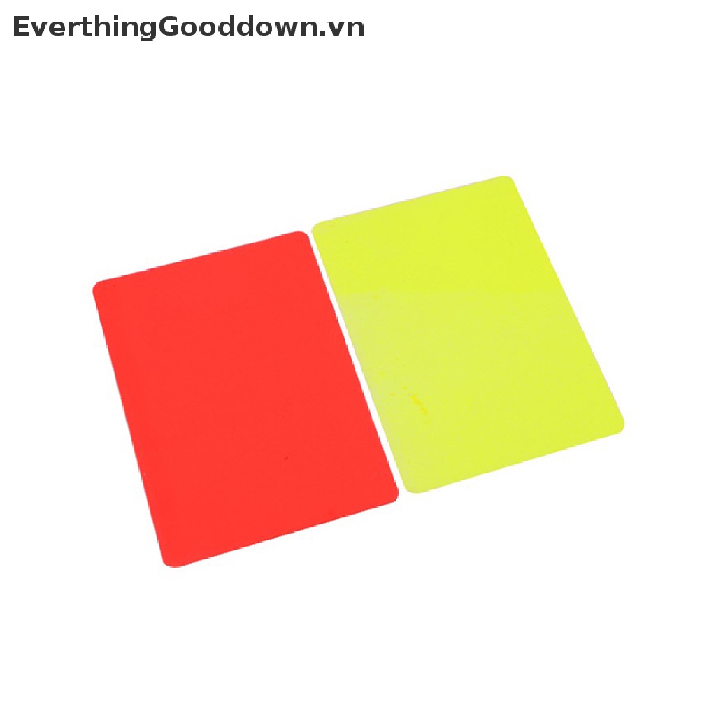 Everthinggooddown Thẻ Ghi Lại Trọng Tài Bóng Đá Màu Đỏ Và Vàng