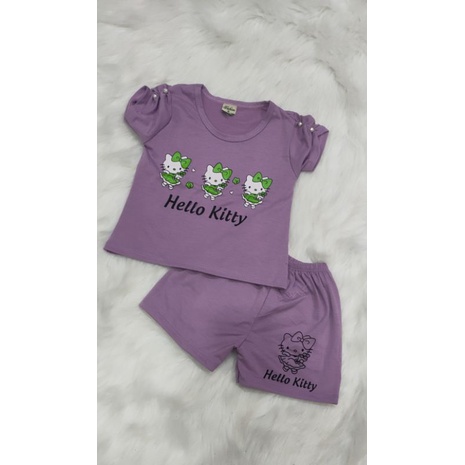 Bộ tay ngắn quần short thun cotton cho bé