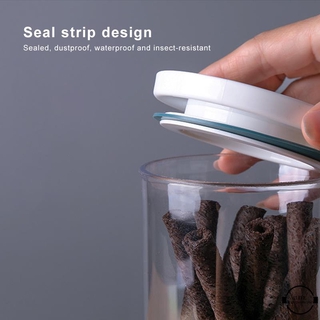 ALIFE Stackable Kitchen Food Storage Can Sealed Box Plastic Bottle Spice Jar