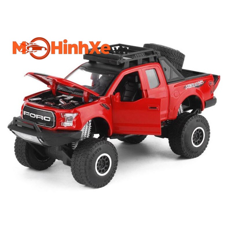 MÔ HÌNH XE FORD F-150 RAPTOR 2017 OFF-ROAD 1:32 MINI AUTO