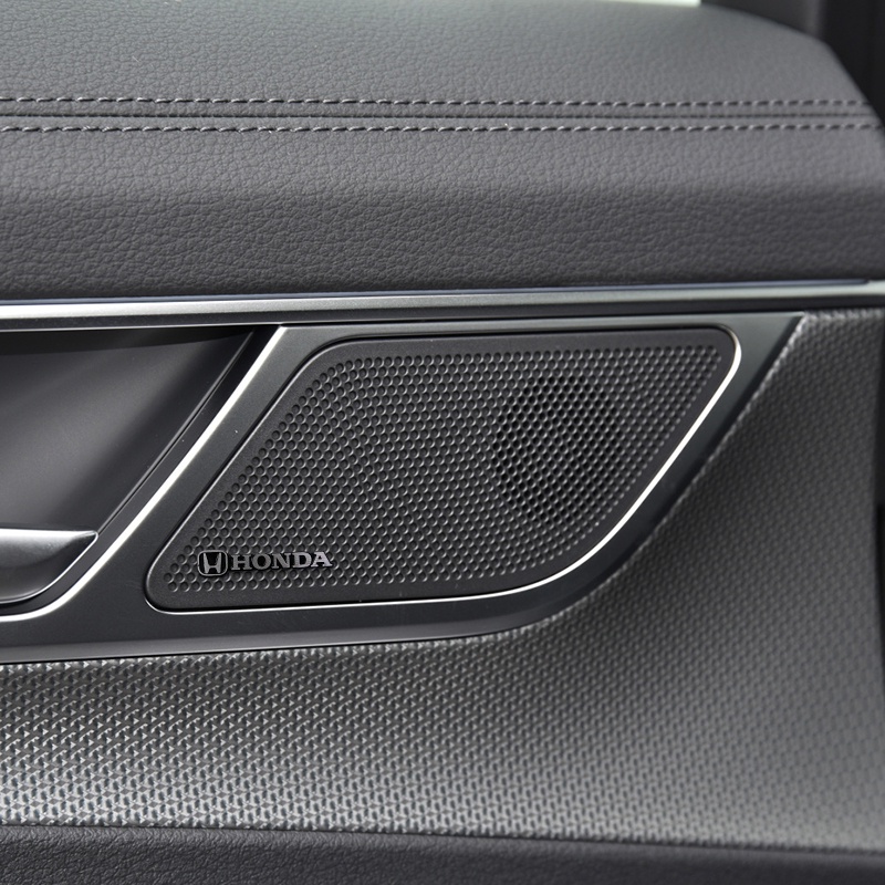 Set 4 / 10 Miếng Dán Logo 3D Trang Trí Nội Thất Xe Hơi Honda Civic XR-V CR-Z CRV