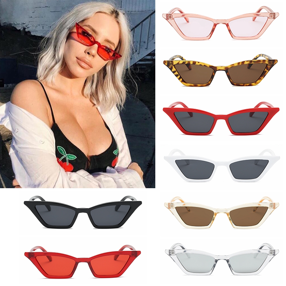 Mắt kính chống nắng thời trang UV400 phong cách mắt mèo cổ điển