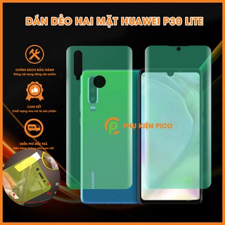 Bộ 2 dán dẻo P30 Lite dẻo trong suốt - Dán màn hình Huawei P30 Lite - Dán mặt lưng Huawei P30 Lite dẻo trong suốt
