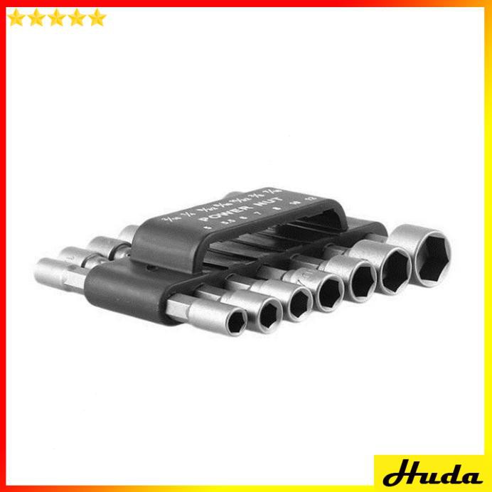 Bộ 14 đầu khẩu tuýp vặn ốc lục giác gắn máy khoan - Bộ 14 đầu vít bắn tôn hệ inch và hệ mét  -  đồ làm mộc