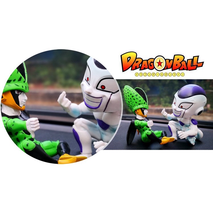 (Có sẵn - 9cm) Mô hình chibi Frieza Cell Mabuu - Figure Frieza Dragonball