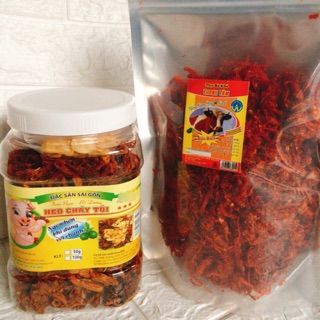 500GR KHÔ HEO CHÁY TỎI 500GR KHÔ BÒ SỢI