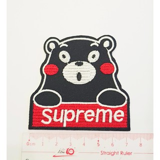 Sticker vải, patch ủi Gấu Supreme mã 016