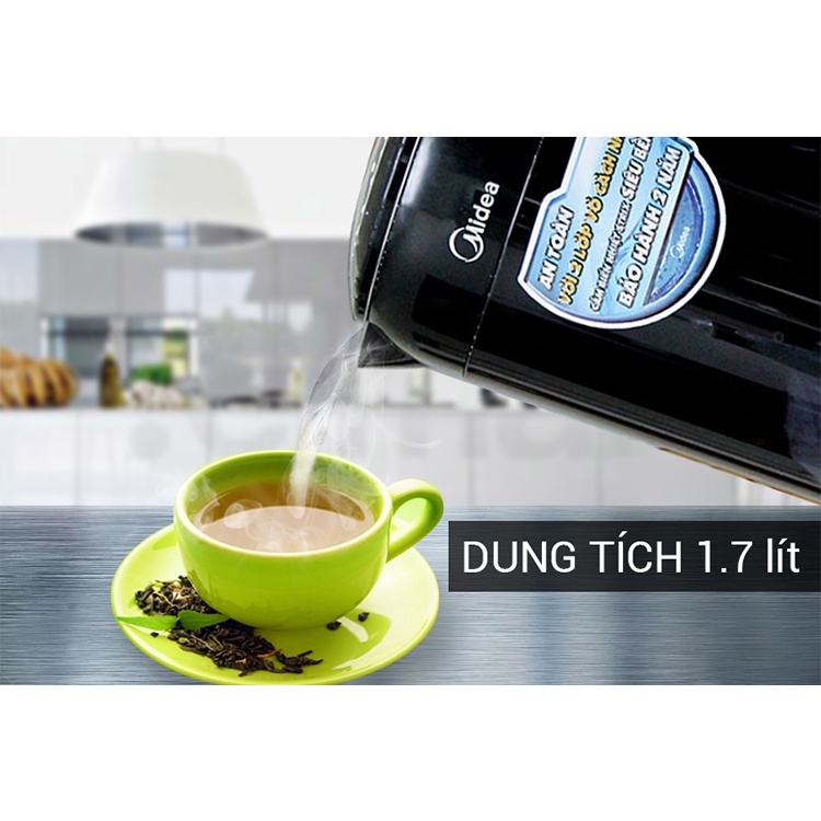 Bình Đun Siêu Tốc Midea MK-317DB (1.7L)