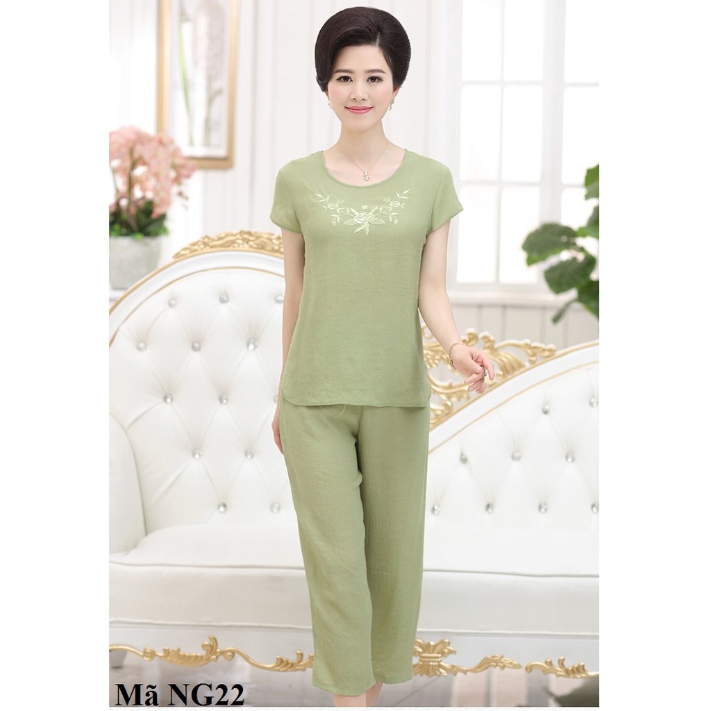 Bộ đồ mặc nhà cho người trung niên, người lớn tuổi giá