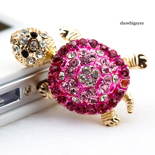 Nút Bịt Chống Bụi Lỗ Cắm Tai Nghe 3.5mm Hình Chú Rùa Đáng Yêu Cho Iphone Samsung Galaxy