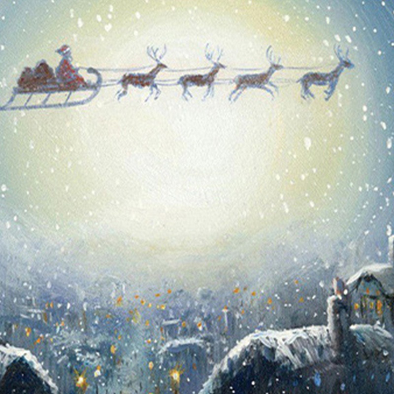 Thảm Lót Sàn Chống Trượt In Họa Tiết Giáng Sinh Trang Trí Nội Thất