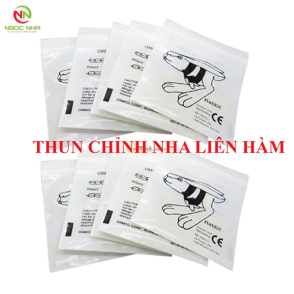 [3.5 OZ] Thun chỉnh nha liên hàm Omco/ Mỹ, gói 100 cái