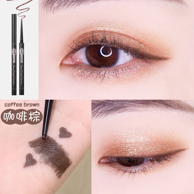 2in1 Sivanna Colors Long Wear Gel Eyeliner Pen siêu lì 24h không lem không trôi