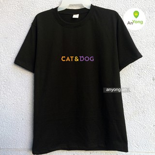 Áo thun txt cat & dog