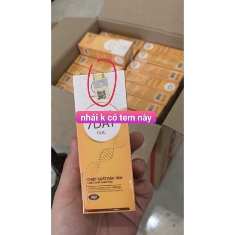 [ FREESHIP ] - ☀☁✈ Nước Hoa ❤️CAO CẤP❤️ -  SERUM huyết thanh truyền trắng 7 day Olic