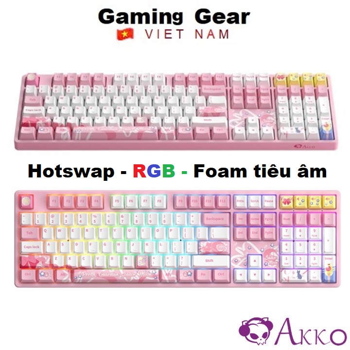 Bàn phím cơ AKKO 5108S Sailor Moon Crystal