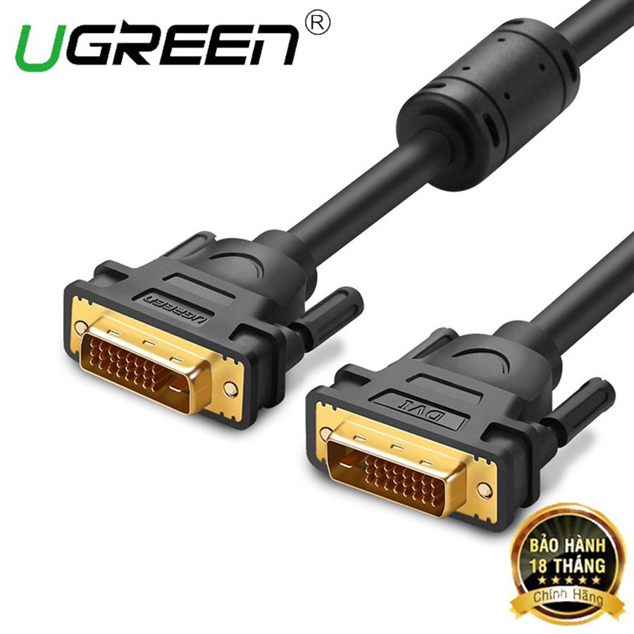 Ugreen 11606 - Cáp DVI-D 24+1 dài 1,5m chính hãng BH: 18T