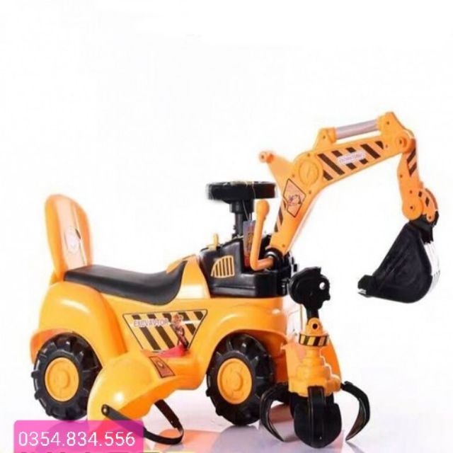 Xe cần Cẩu/máy xúc điện 601 cho bé