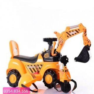 Xe cần Cẩu/máy xúc điện 601 cho bé