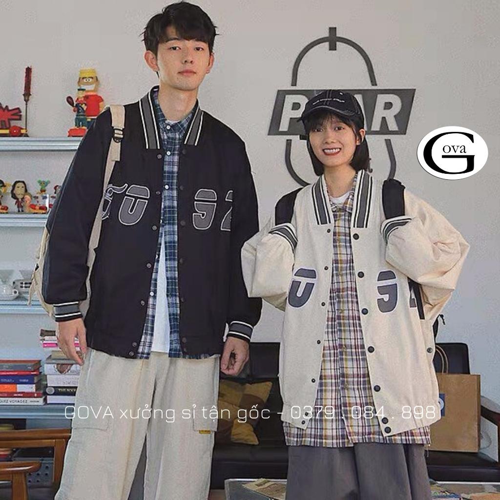 Áo Khoác Bomber Dù In 092 Form Rộng Nam Nữ Ulzzang Unisex Thời Trang GOVA