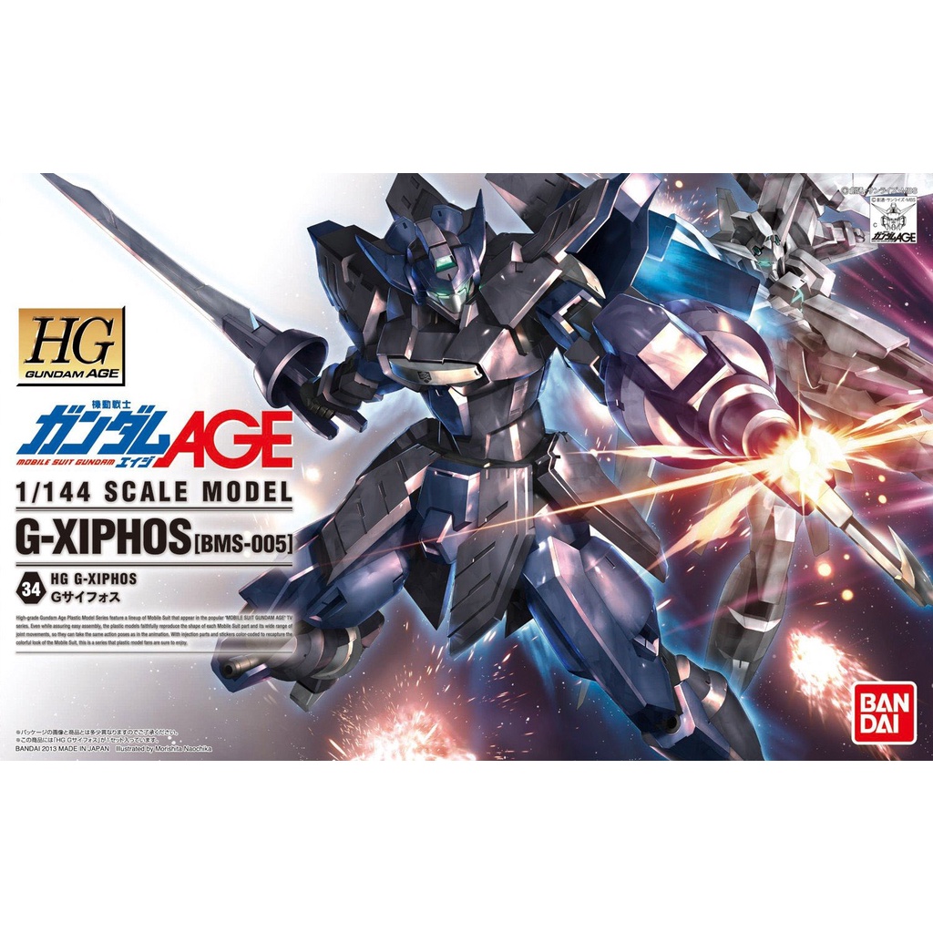 Mô Hình Gundam HG G-XIPHOS 1/144 Bandai HGAGE Đồ Chơi Lắp Ráp Anime Nhật