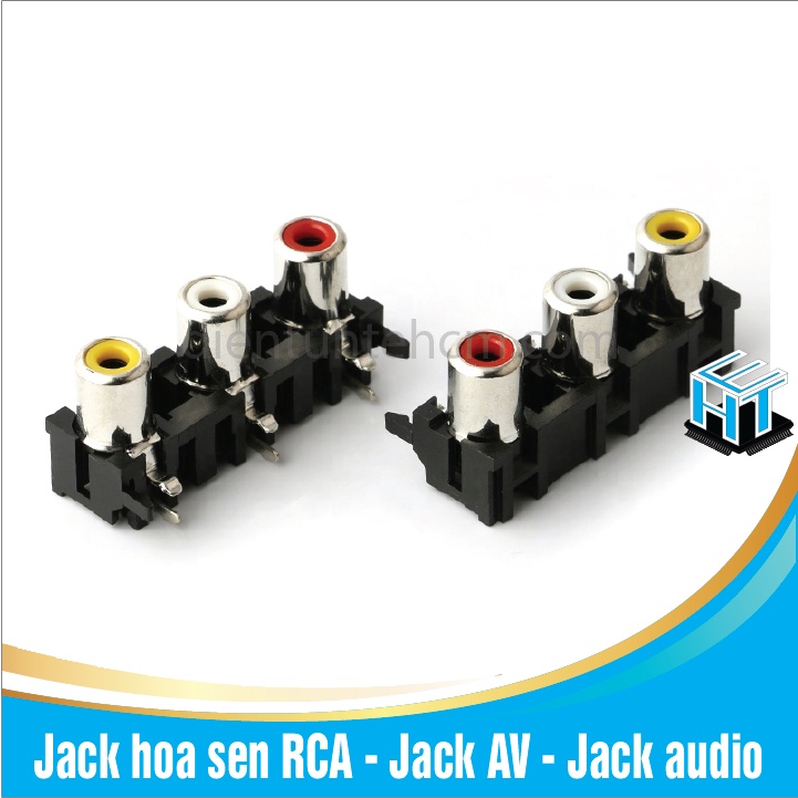 Jack hoa sen RCA - Jack AV - Jack audio