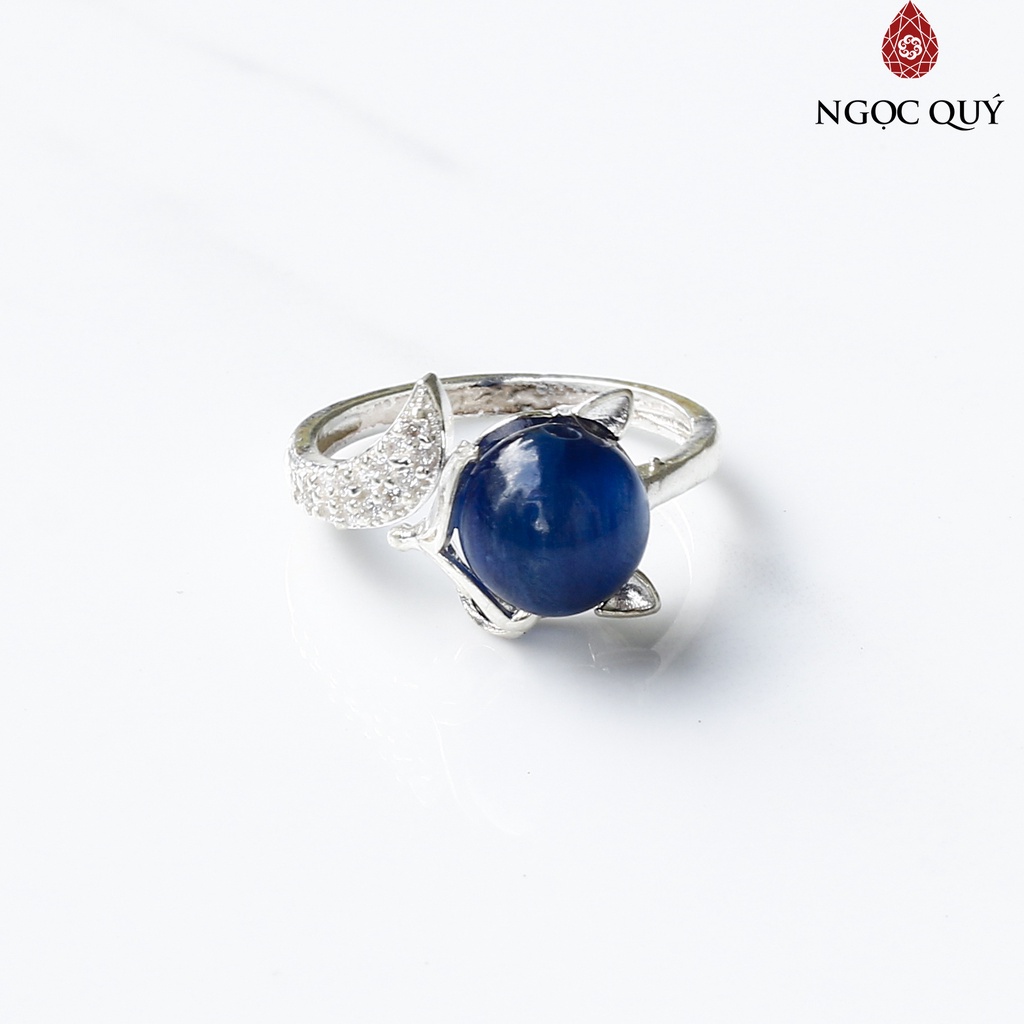 Nhẫn bạc hồ ly theo mệnh - Ngọc Quý