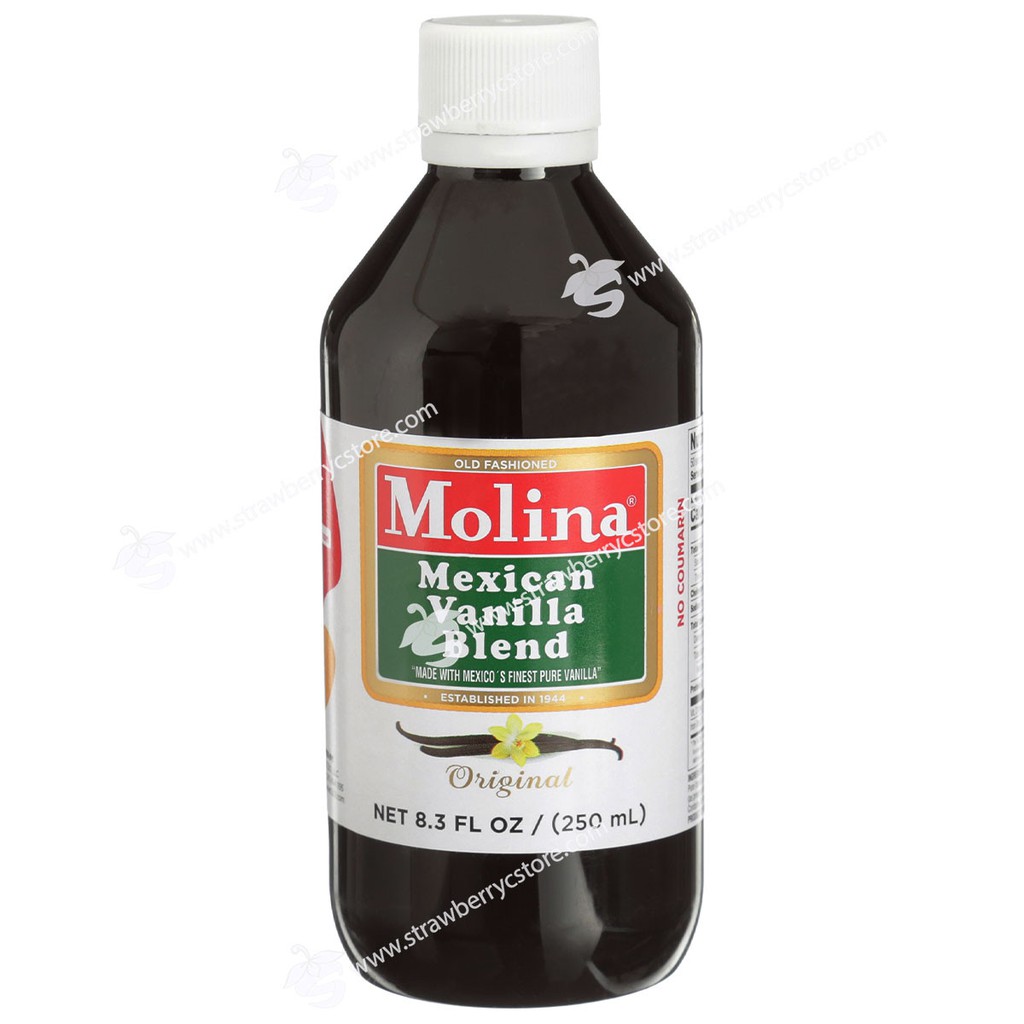Chiết xuất Vanilla Molina Extract (Chai 250ml, 8.3 Oz.)