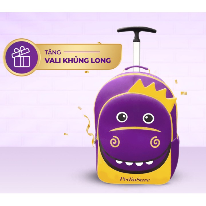 [Mã 267FMCGSALE giảm 8% đơn 500K] Vali kéo khủng long Pediasure siêu to.